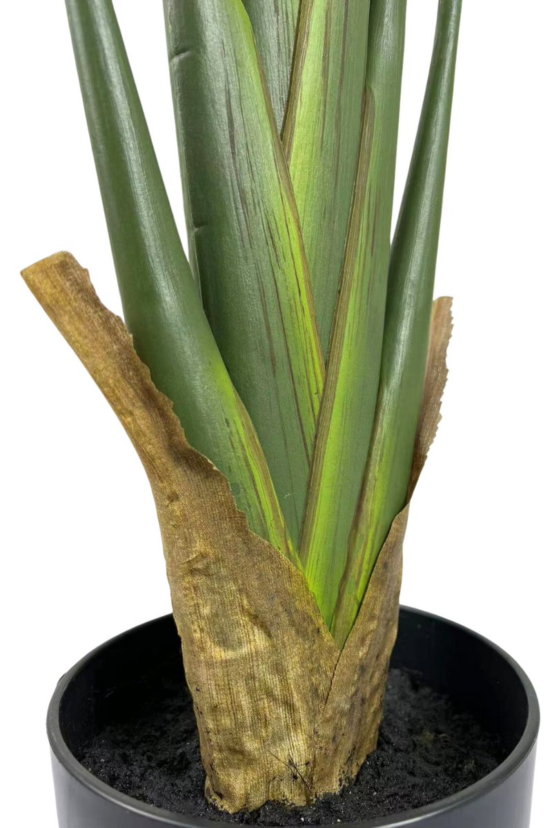 Détails du dessous de la Strelitzia Artificielle 140cm
