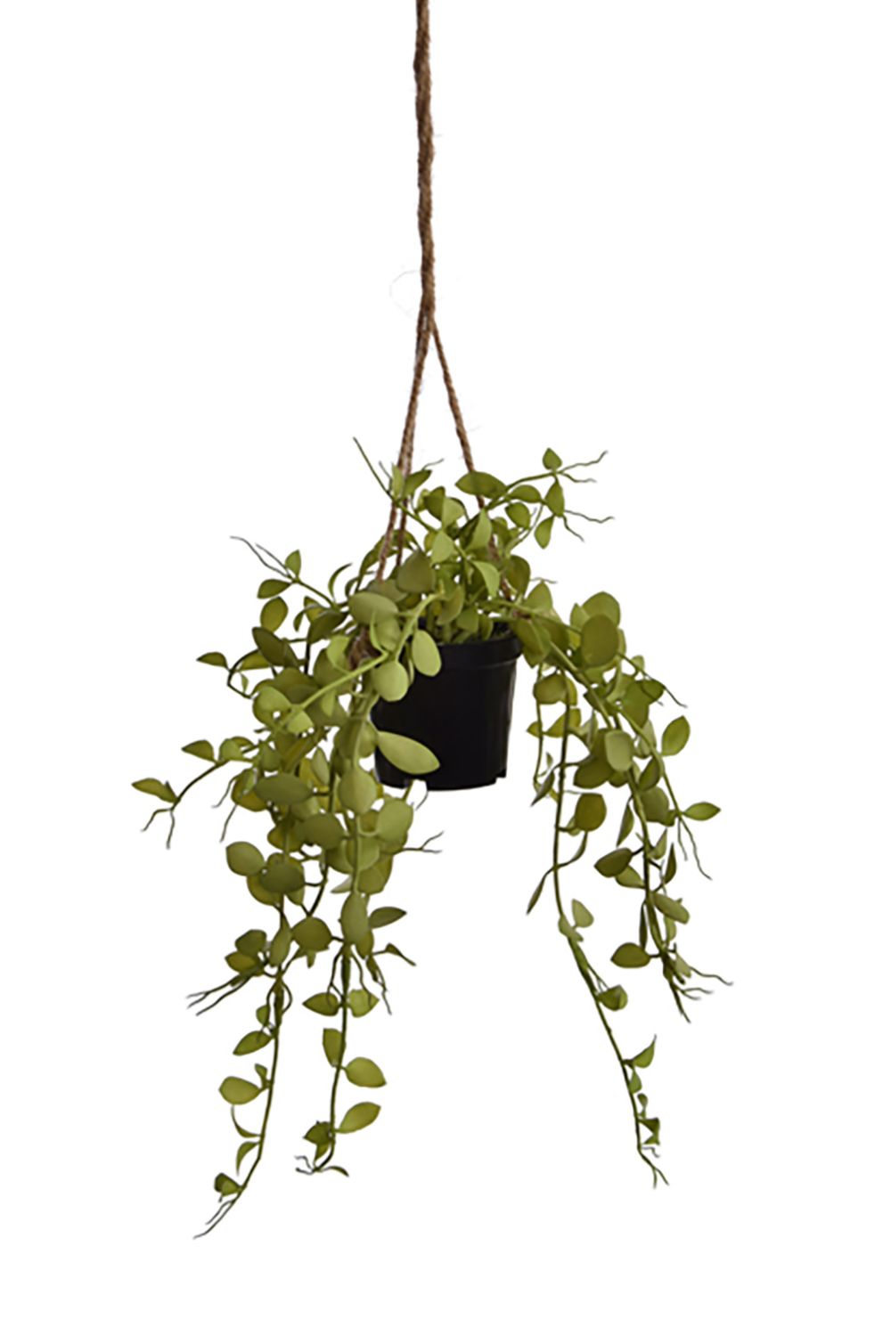 Petite Plante Artificielle Suspendue Vert Clair 25 cm