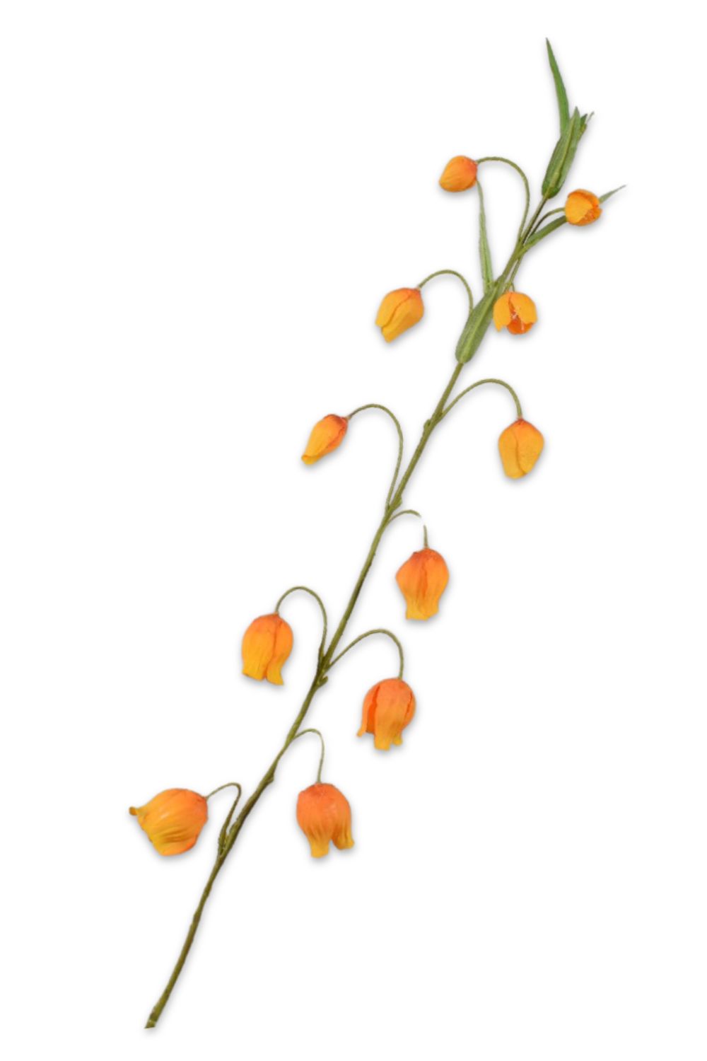 Sandersonia Fleur Artificielle 85cm Orange
