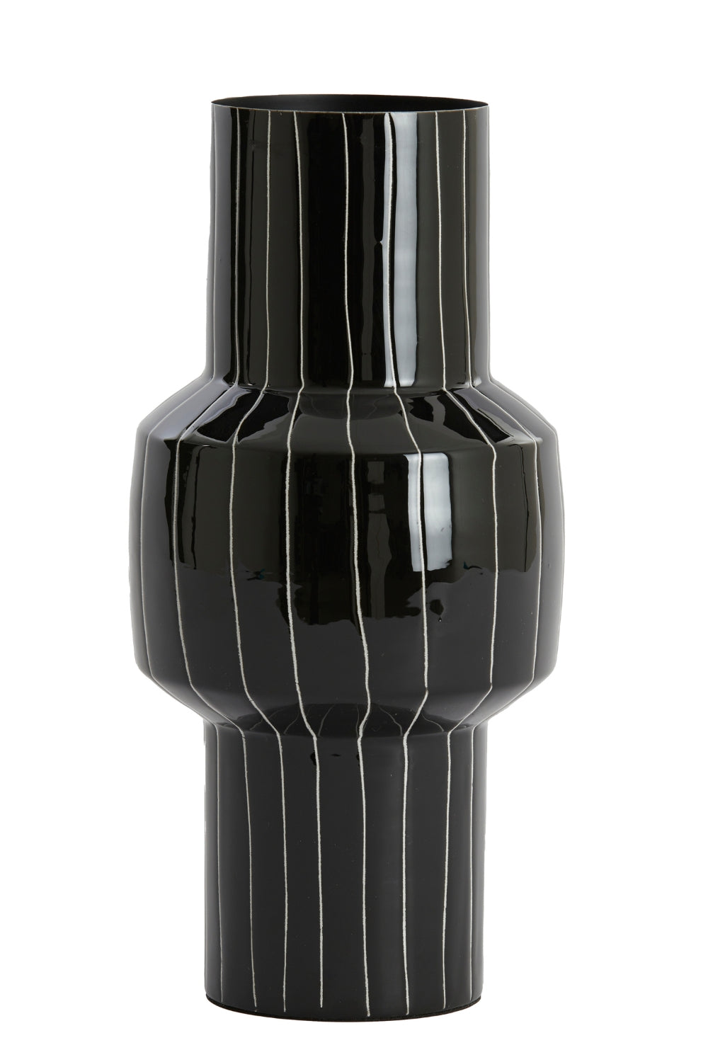 Vase Senuma 33x16cm Noir