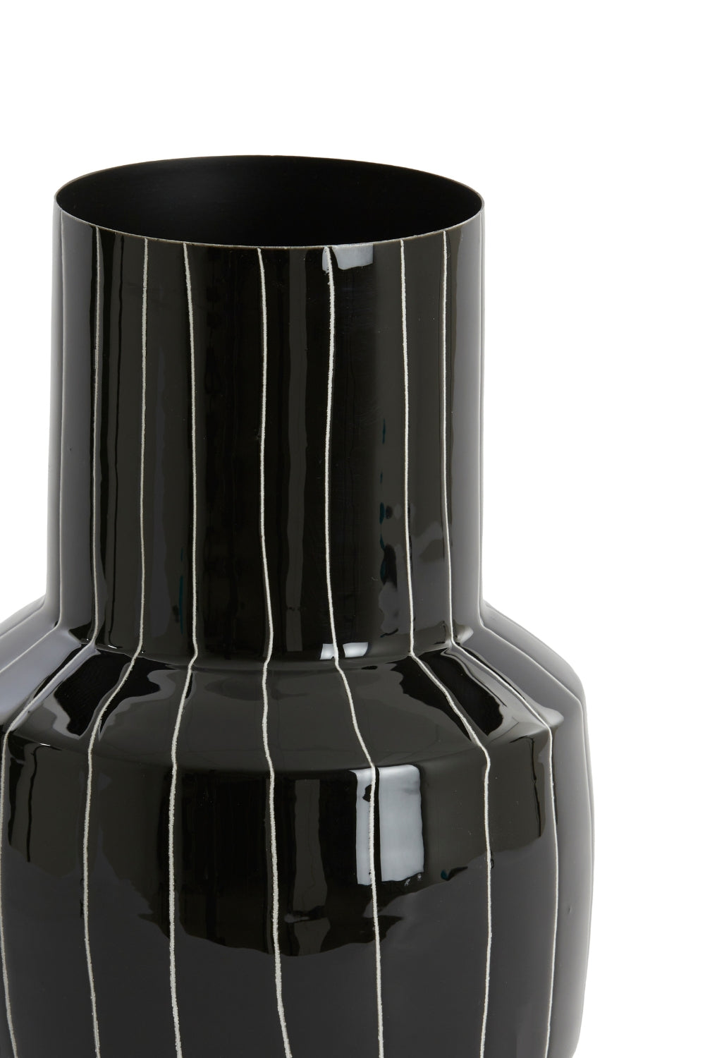 Détails du Vase Senuma 33x16cm Noir