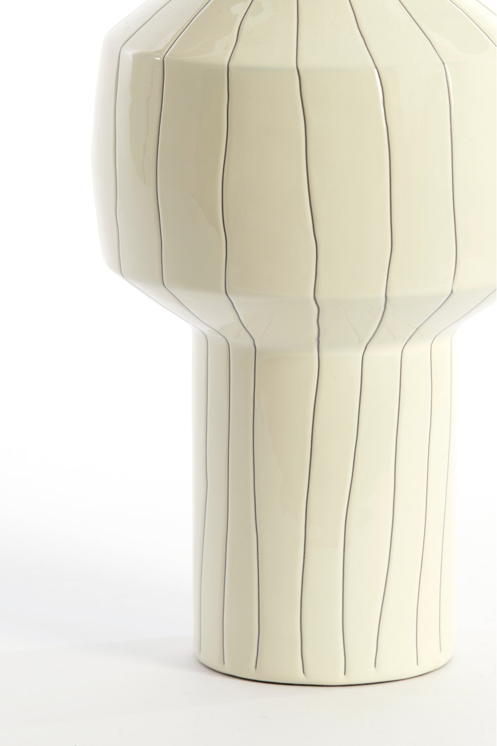 Détails du Vase Senuma 42x18cm Blanc