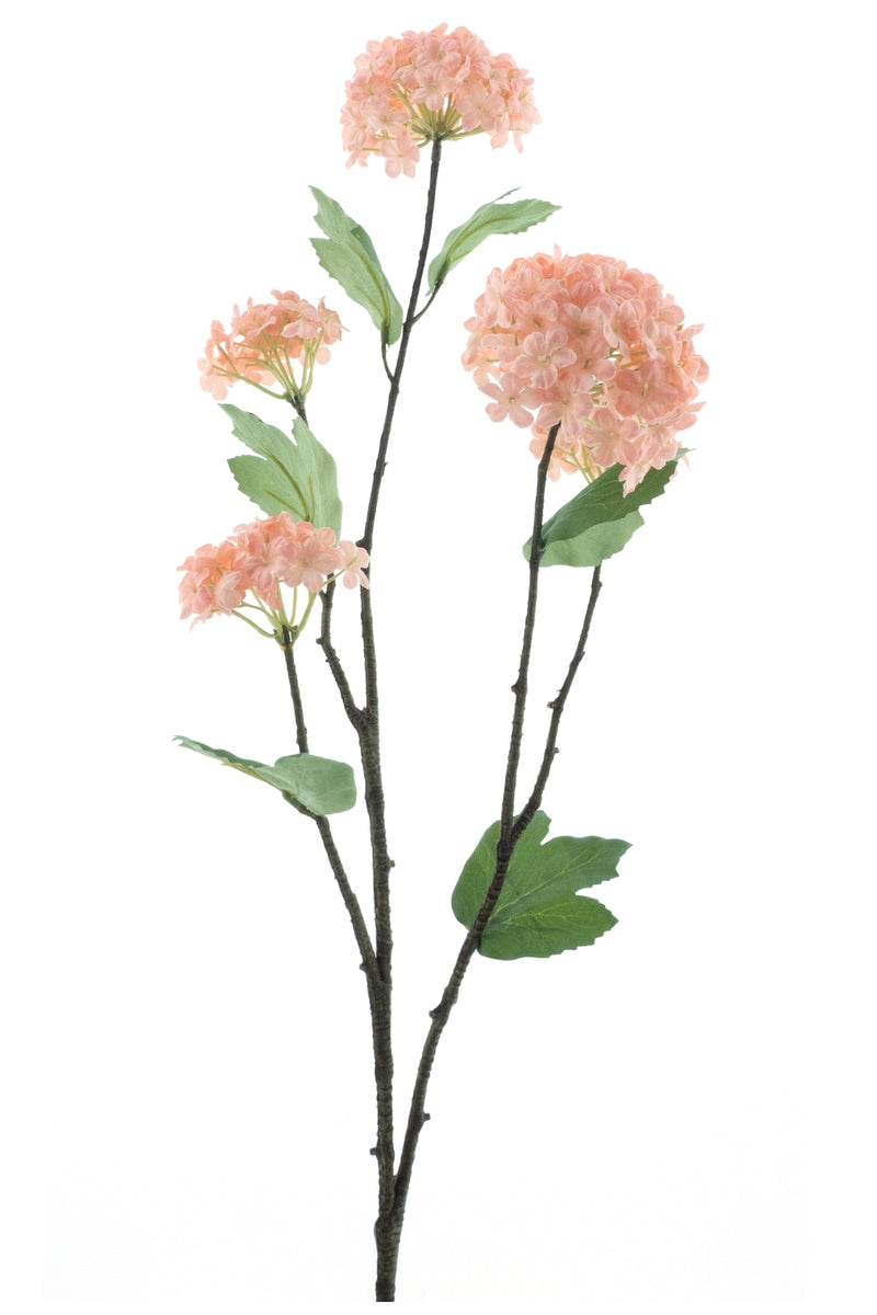 Viburnum Fleur Artificielle 68cm Rose