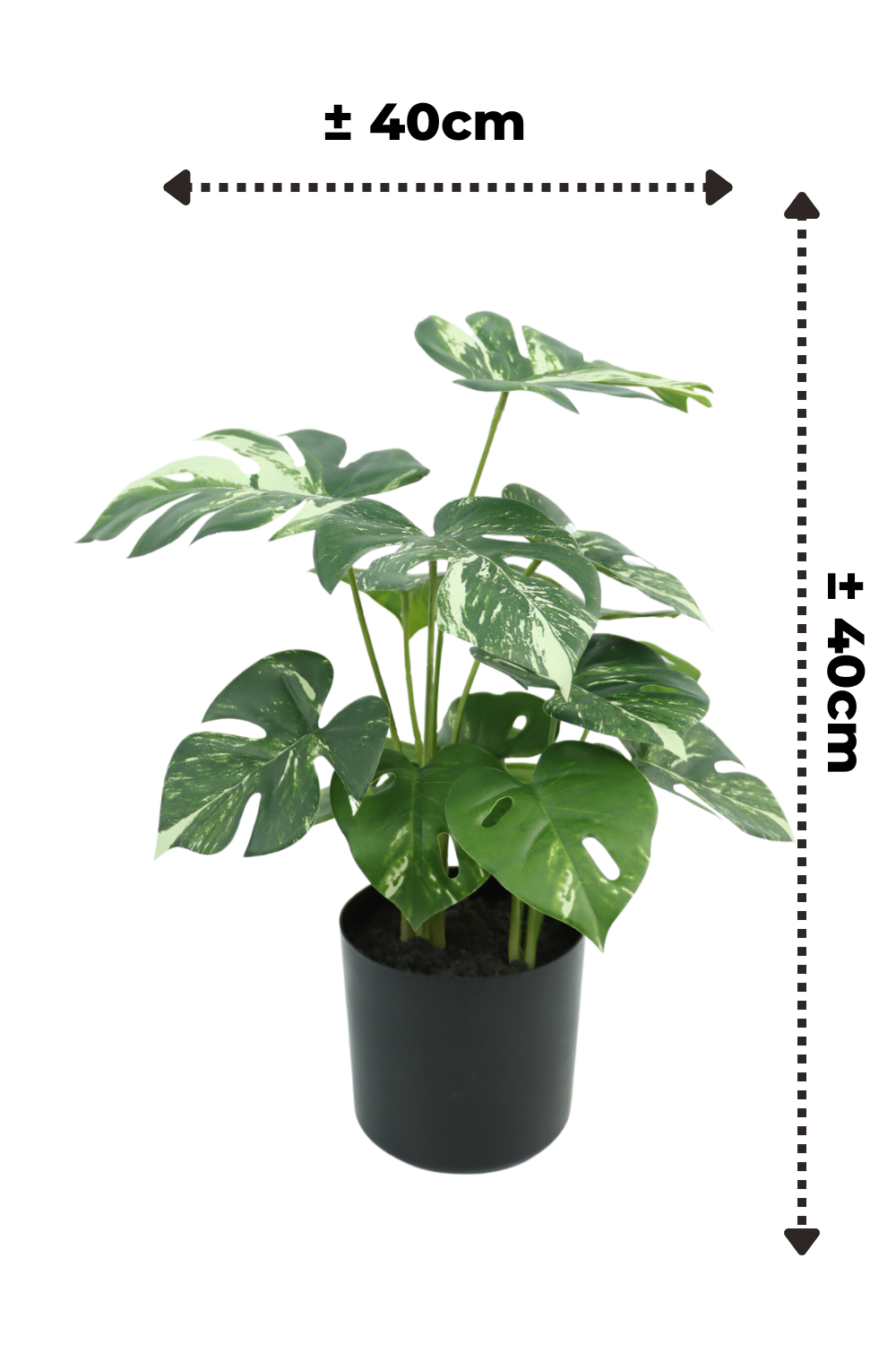 Monstera artificielle 40 cm
