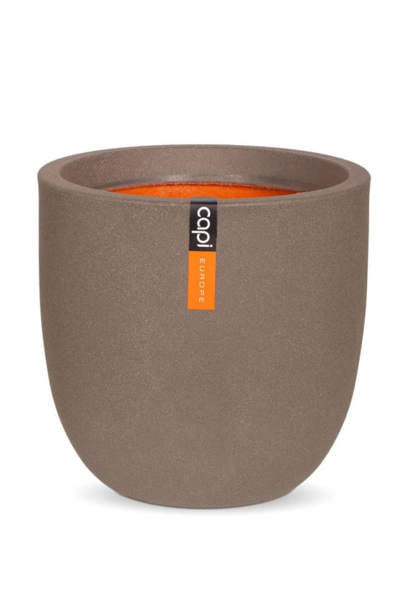 Pot de fleur Capi Smooth boule 35x34 Warm Taupe