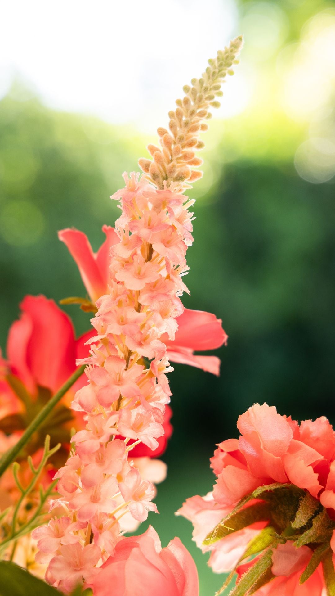 Détails du Veronica Fleur Artificielle 76cm Rose