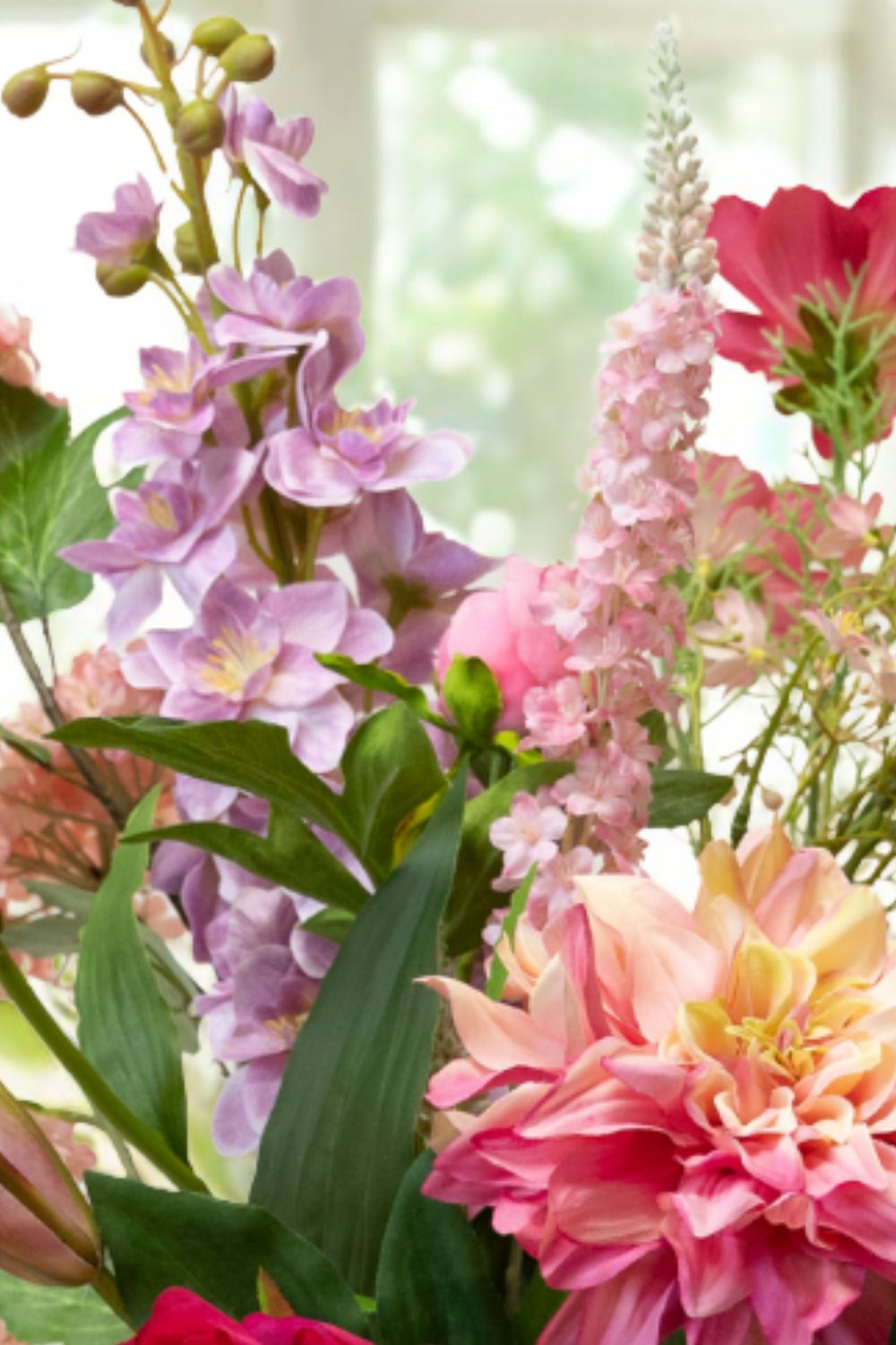 Détails 3 du Bouquet Artificiel Pink Poetry