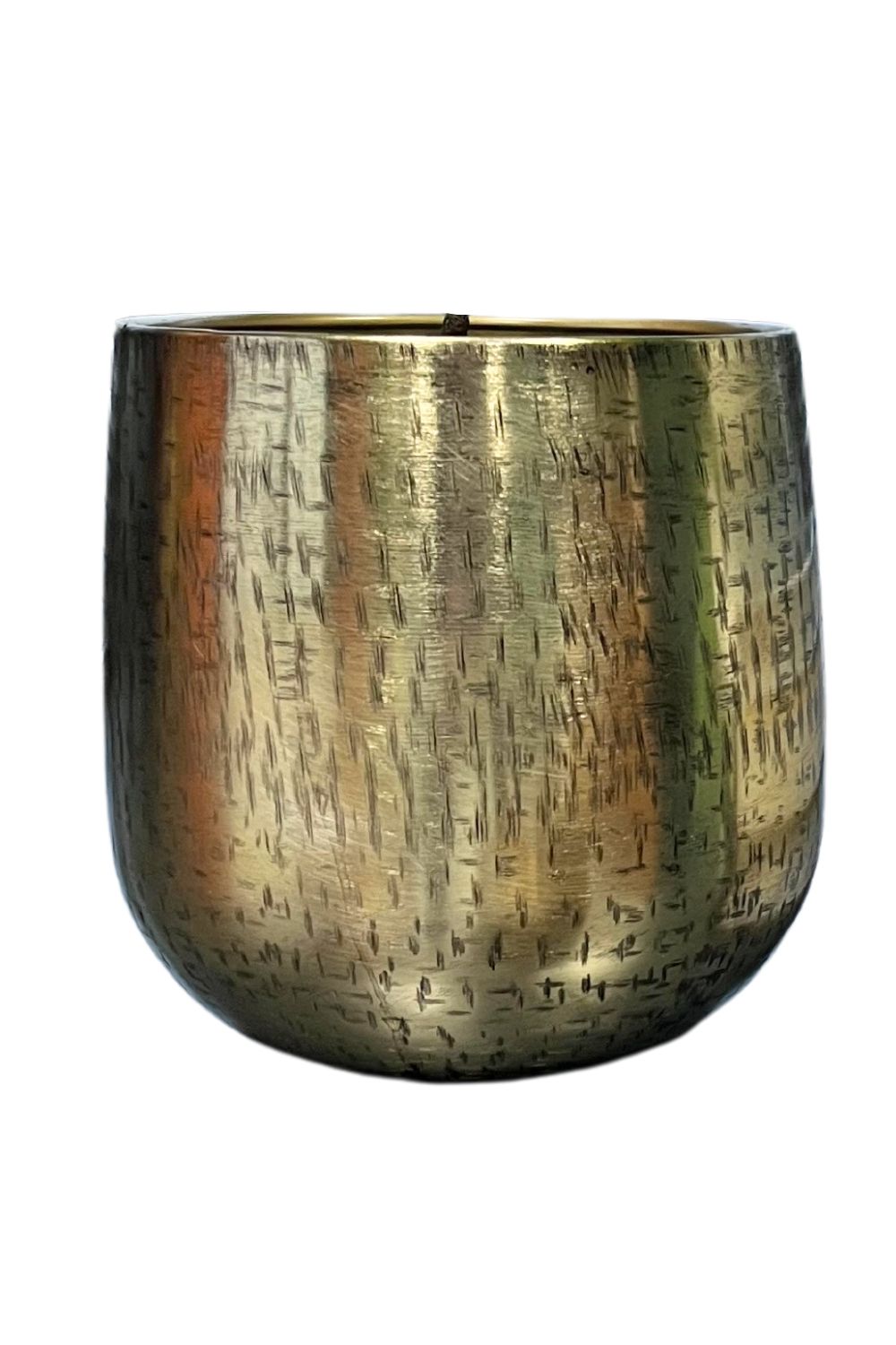 Pot de fleur Doré 16x15 cm (métal)