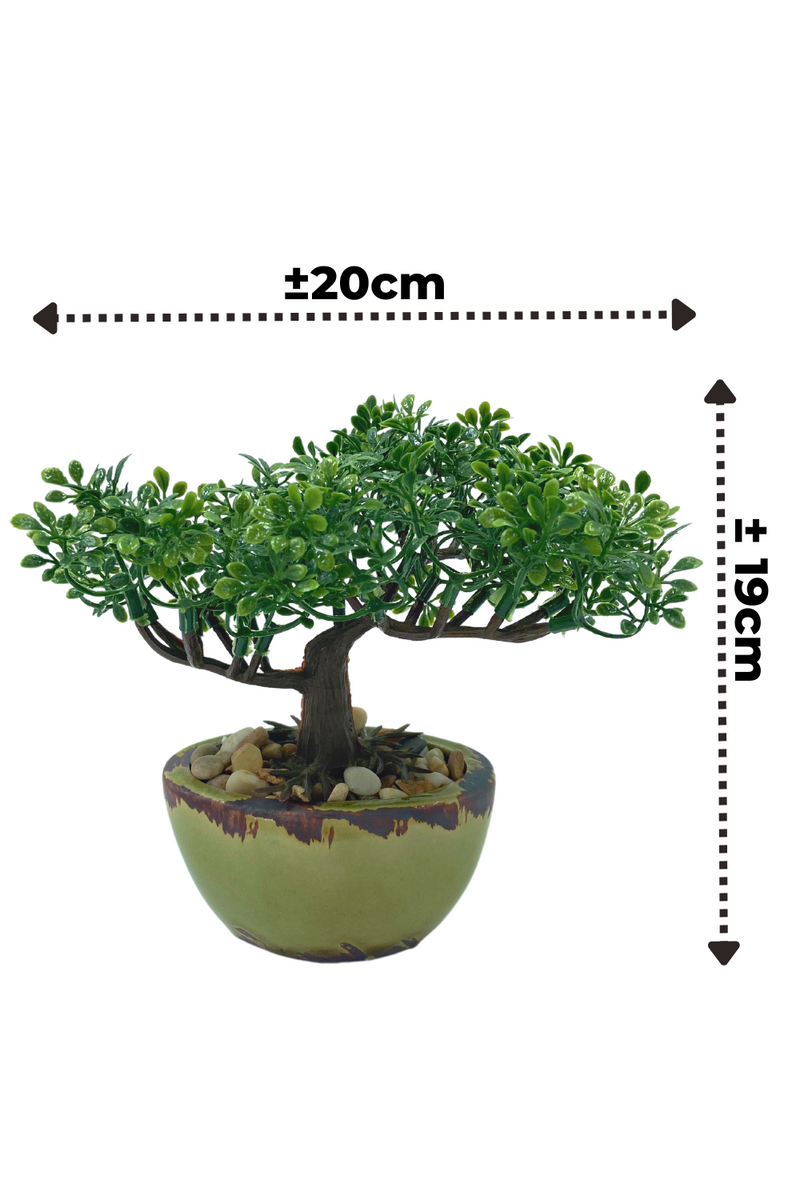 Mini Plante Artificielle Bonsaï 19 cm