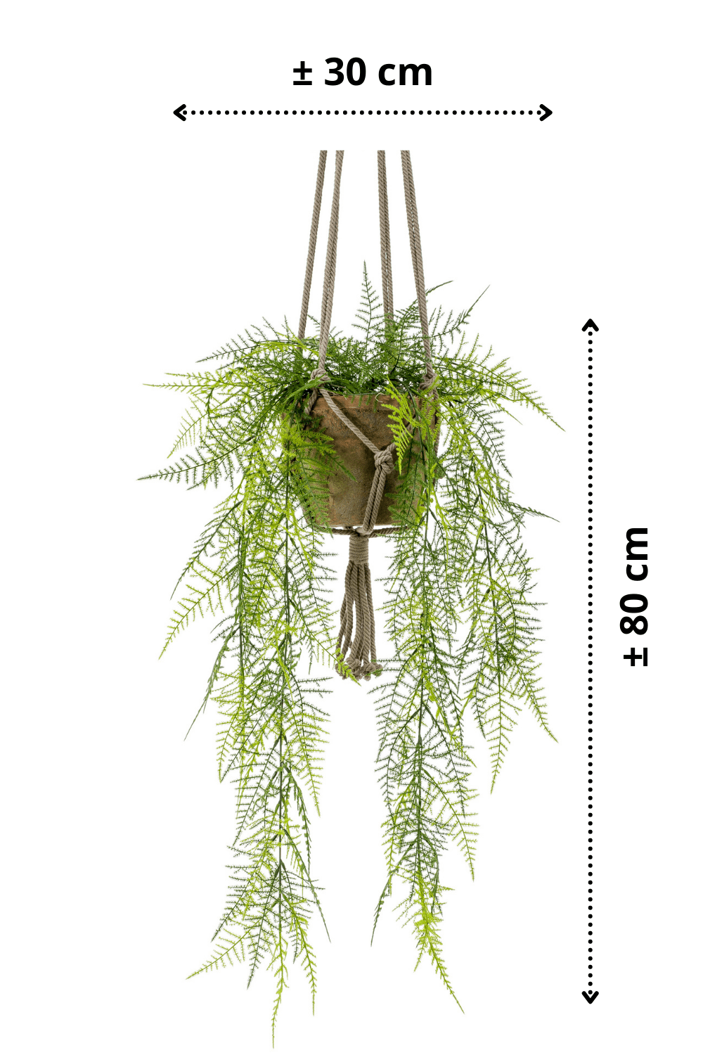 Asperge Artificielle Plante Suspendue 80cm